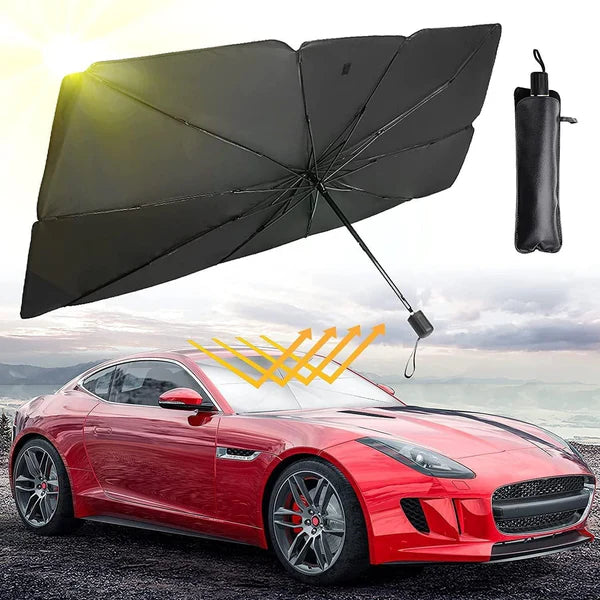 CAR SUN SHADE UMBRELLA – FOLDABLE UV & HEAT PROTECTION