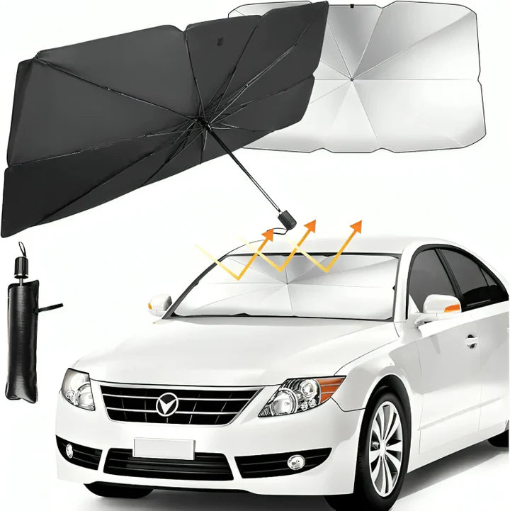 CAR SUN SHADE UMBRELLA – FOLDABLE UV & HEAT PROTECTION